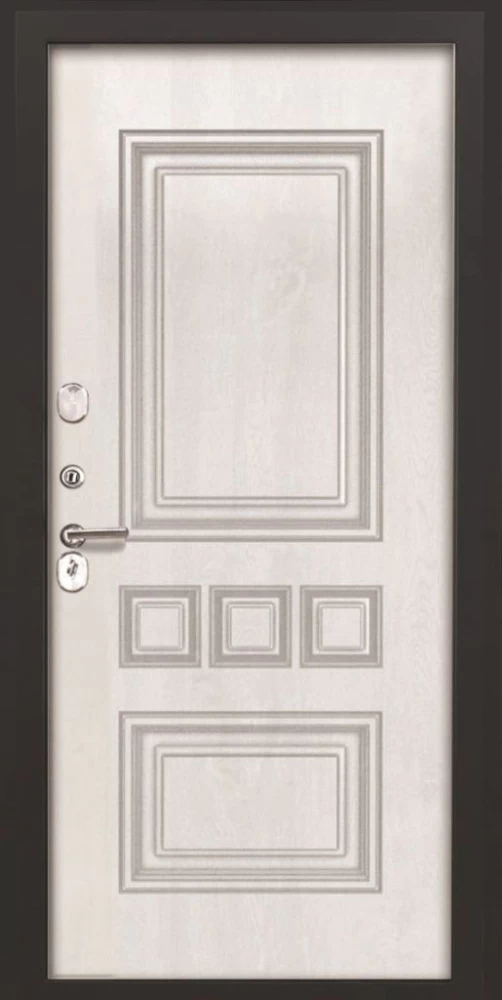 Входная дверь ДвериПРО L-3b фл-608 винорит white DPRO192159 внутренняя сторона