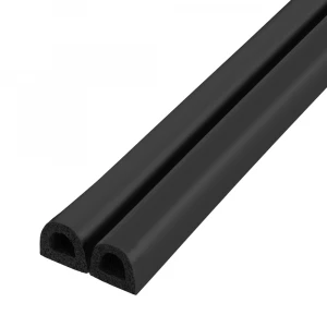 Уплотнитель самоклеящийся ADH/D-9x7,5mm, BLACK черный 100m